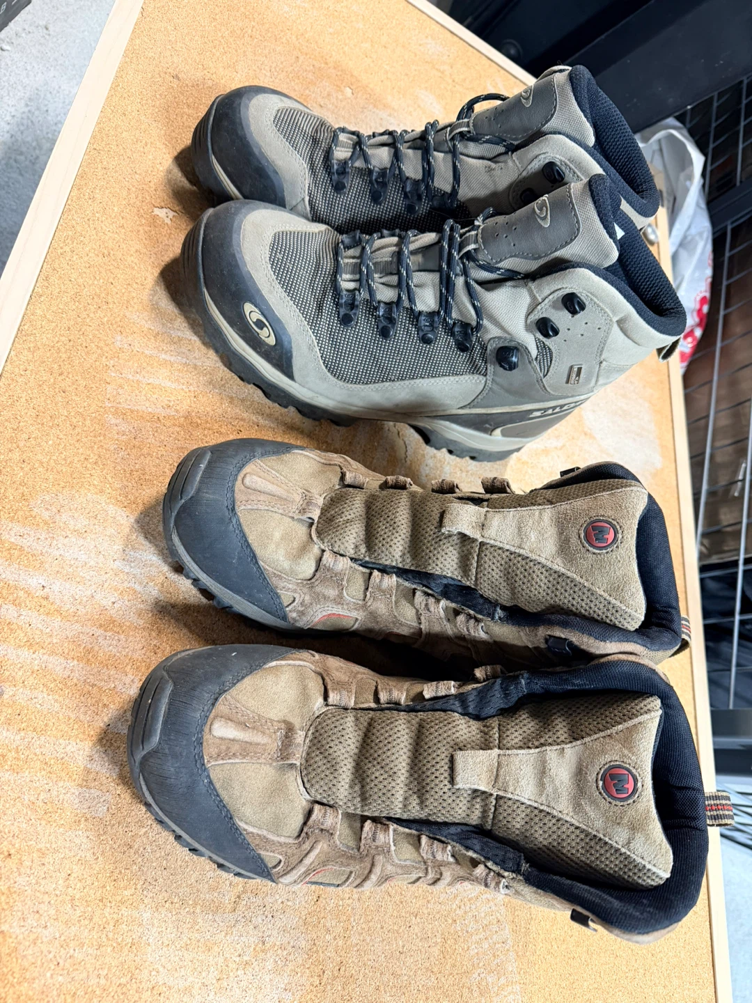 Salomon & Merrell Hiking Boots