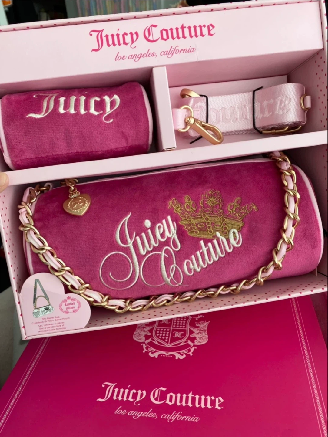 Juicy Couture Shoulder Bag Gift Set