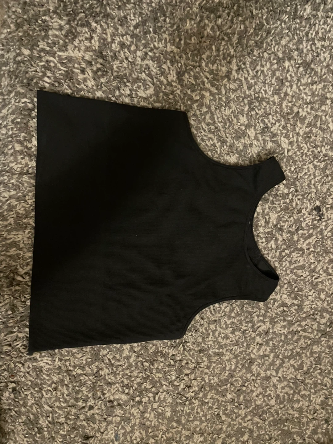 Black Athletic Tank Top