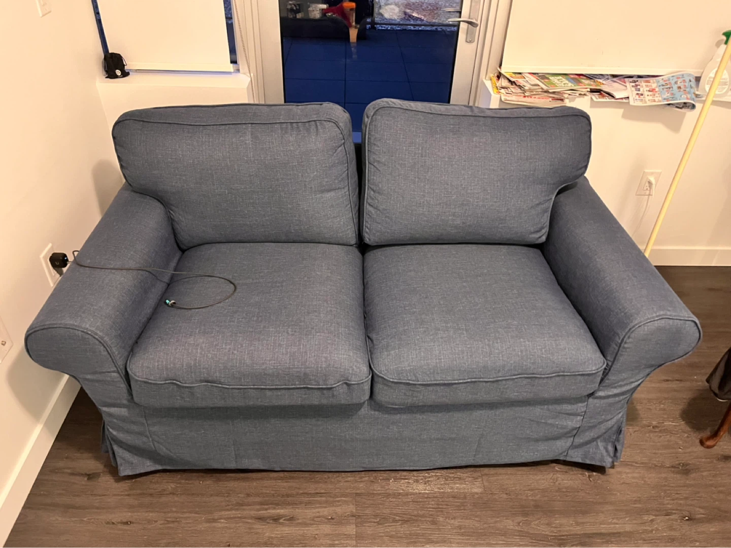 IKEA Blue 2-Seater Sofa