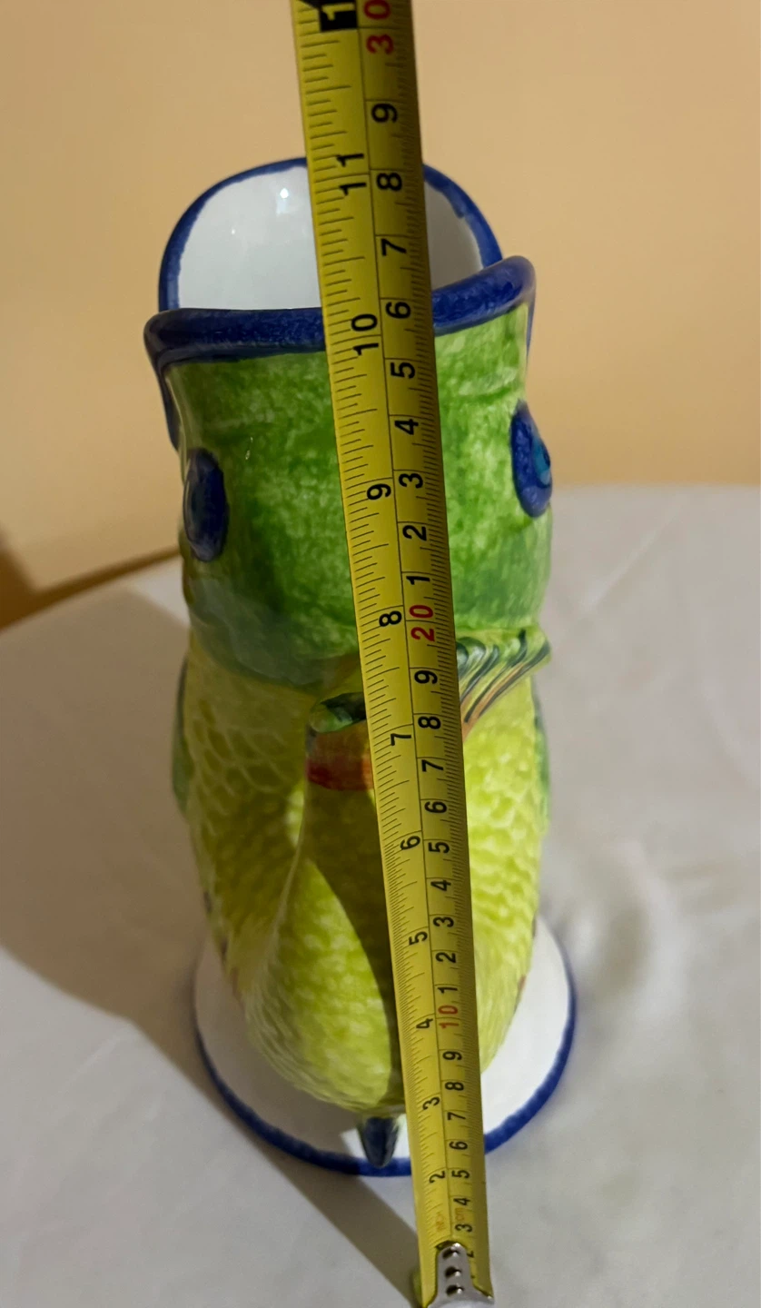 Vietri "Made in Italy" Ceramic Fish Pitcher - photo 4