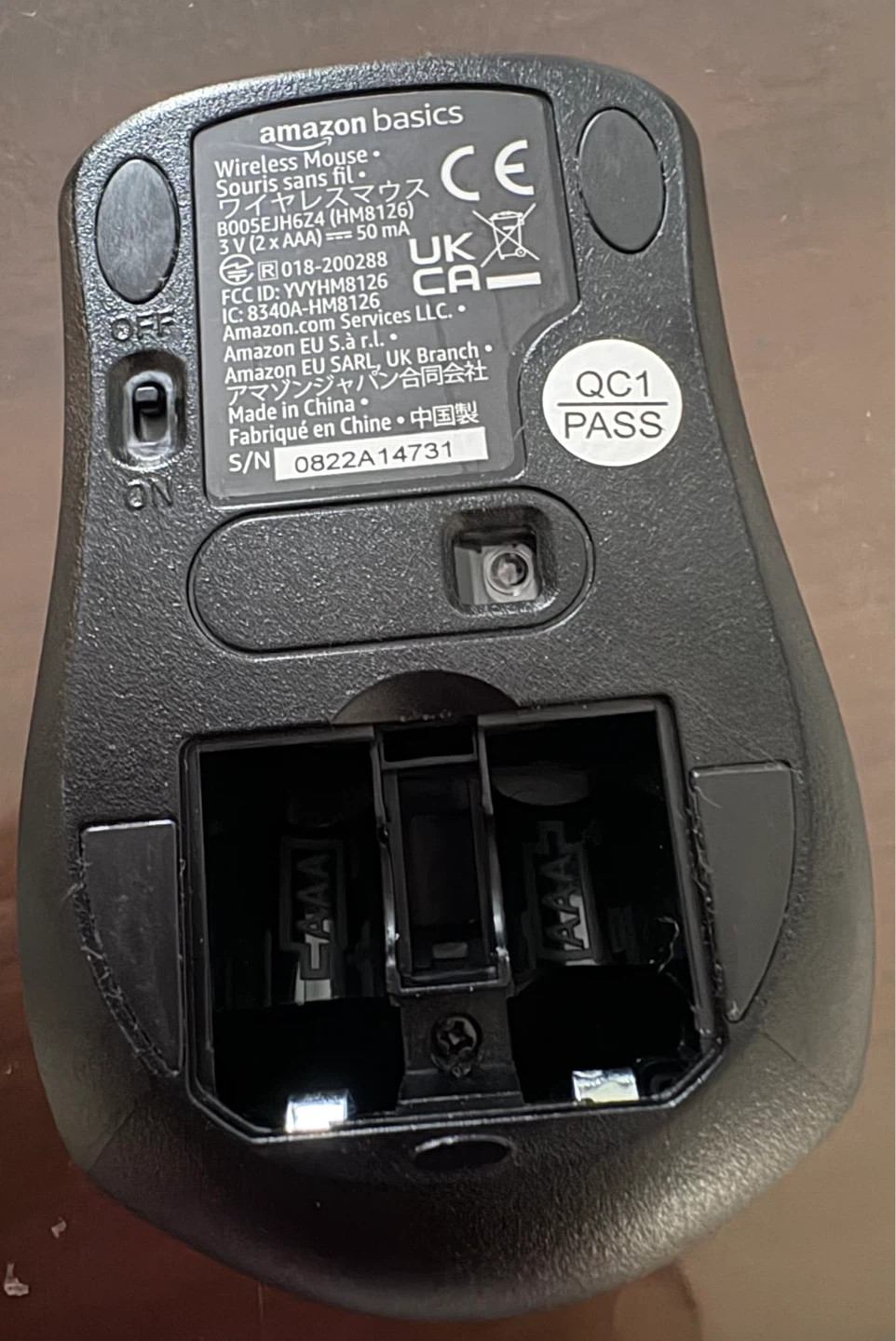 Amazon Basics Wireless Mouse - photo 3