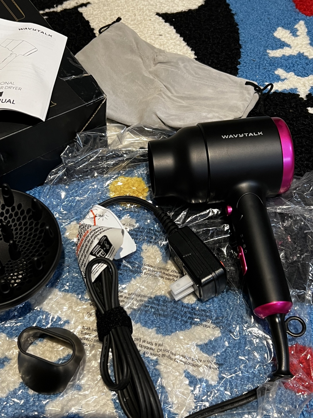 WAVYTALK Professional Folding Hair Dryer QL-5950 - photo 3