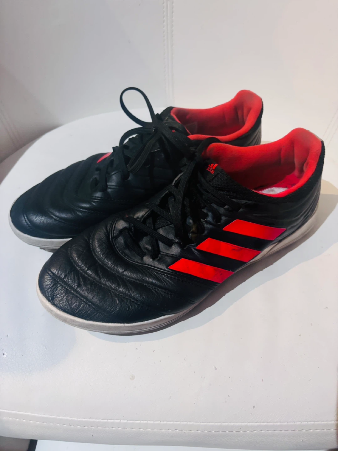 Adidas Copa Indoor Soccer Shoes Black Red Size 8