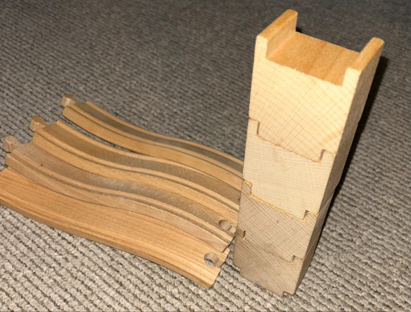 Ramps and Supports Wooden for Train Track - photo 3