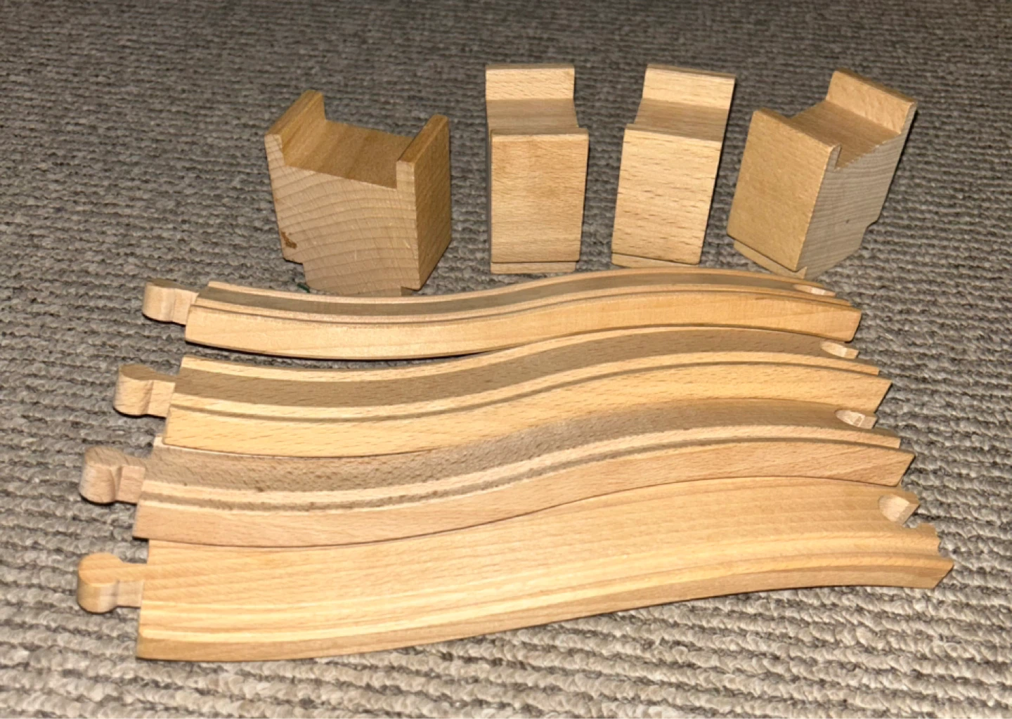 Ramps and Supports Wooden for Train Track - photo 2