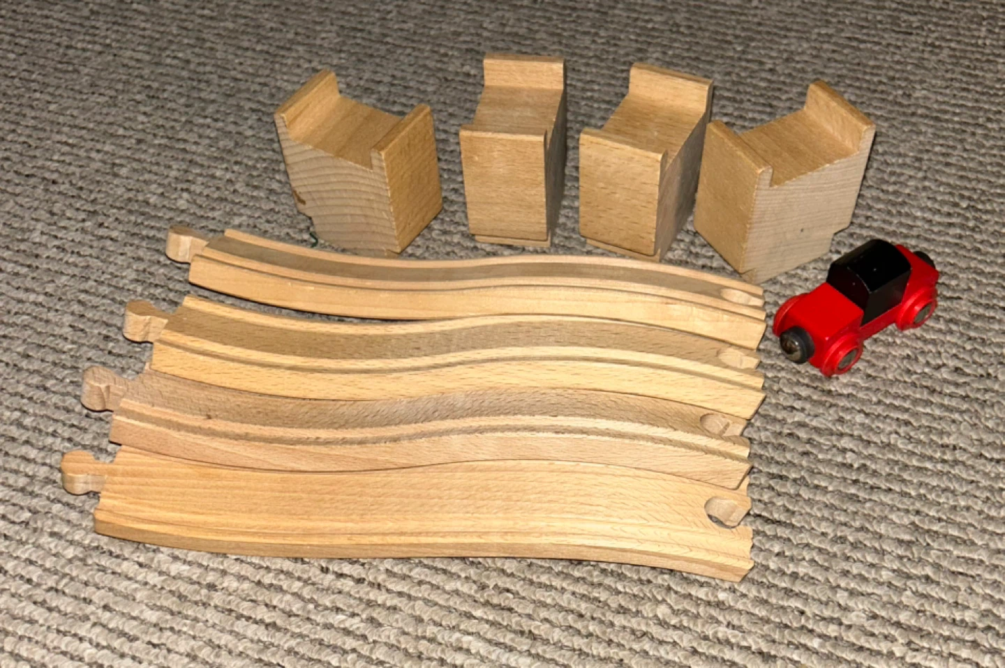 Ramps and Supports Wooden for Train Track - photo 5
