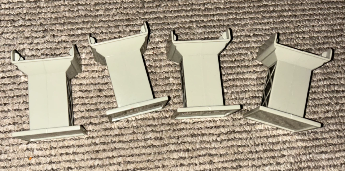 Train Track Bridge Supports (Set of 4) - photo 3