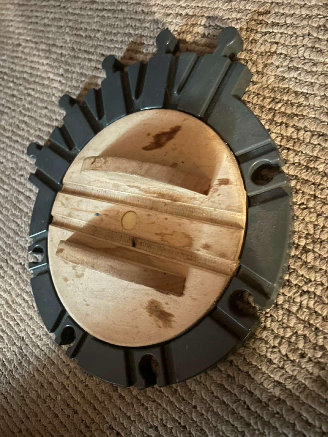 Wooden Train Track Circular Turntable - photo 3
