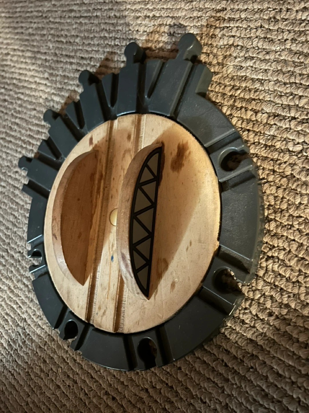 Wooden Train Track Circular Turntable - photo 2
