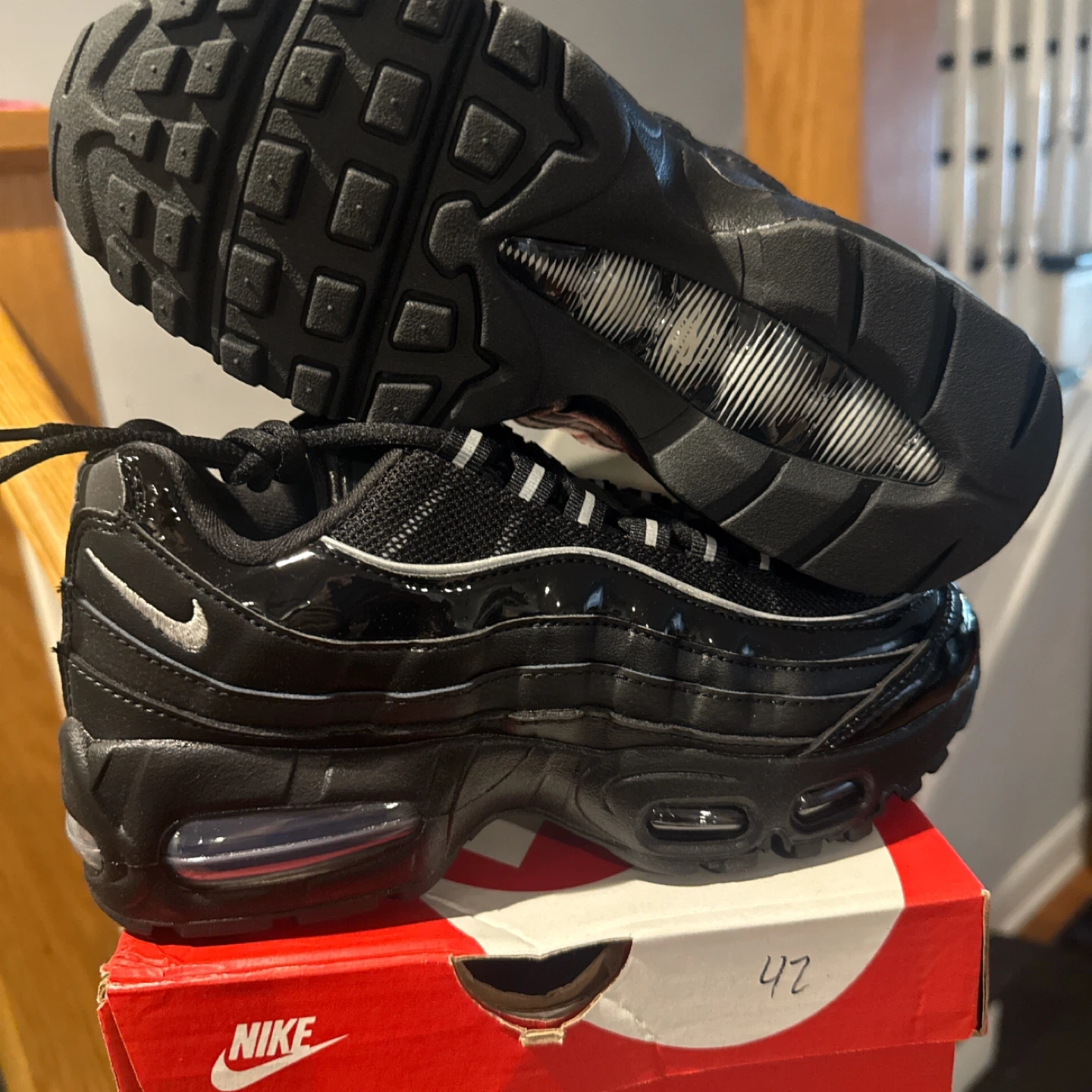 Nike Air Max 95 Black Youth Sneakers - photo 5