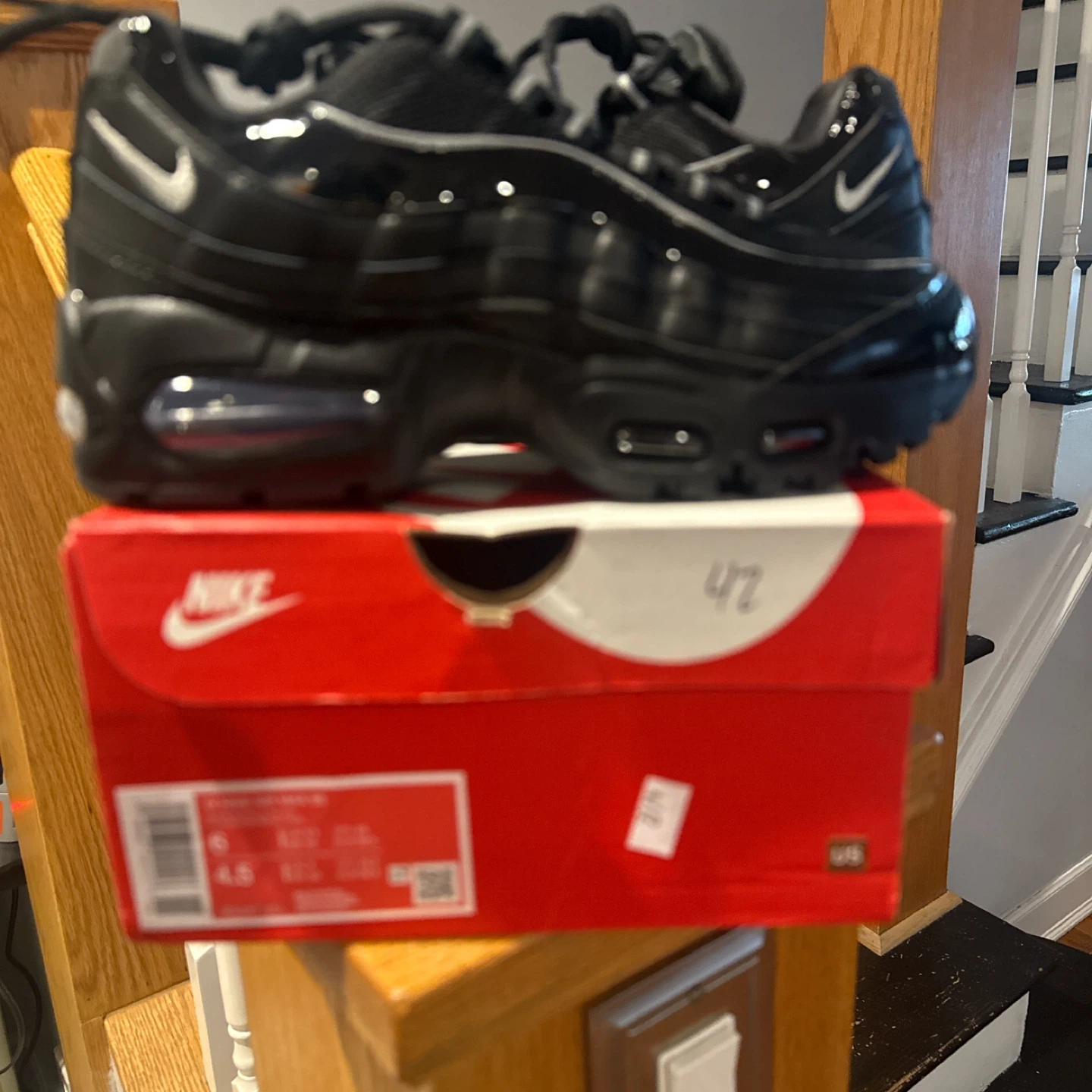 Nike Air Max 95 Black Youth Sneakers - photo 2