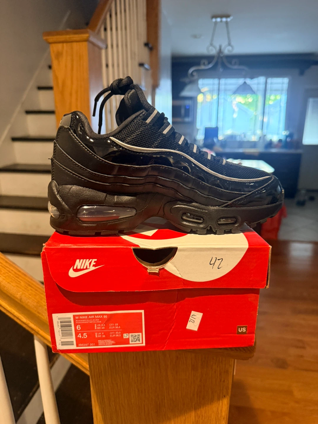 Nike Air Max 95 Black Youth Sneakers