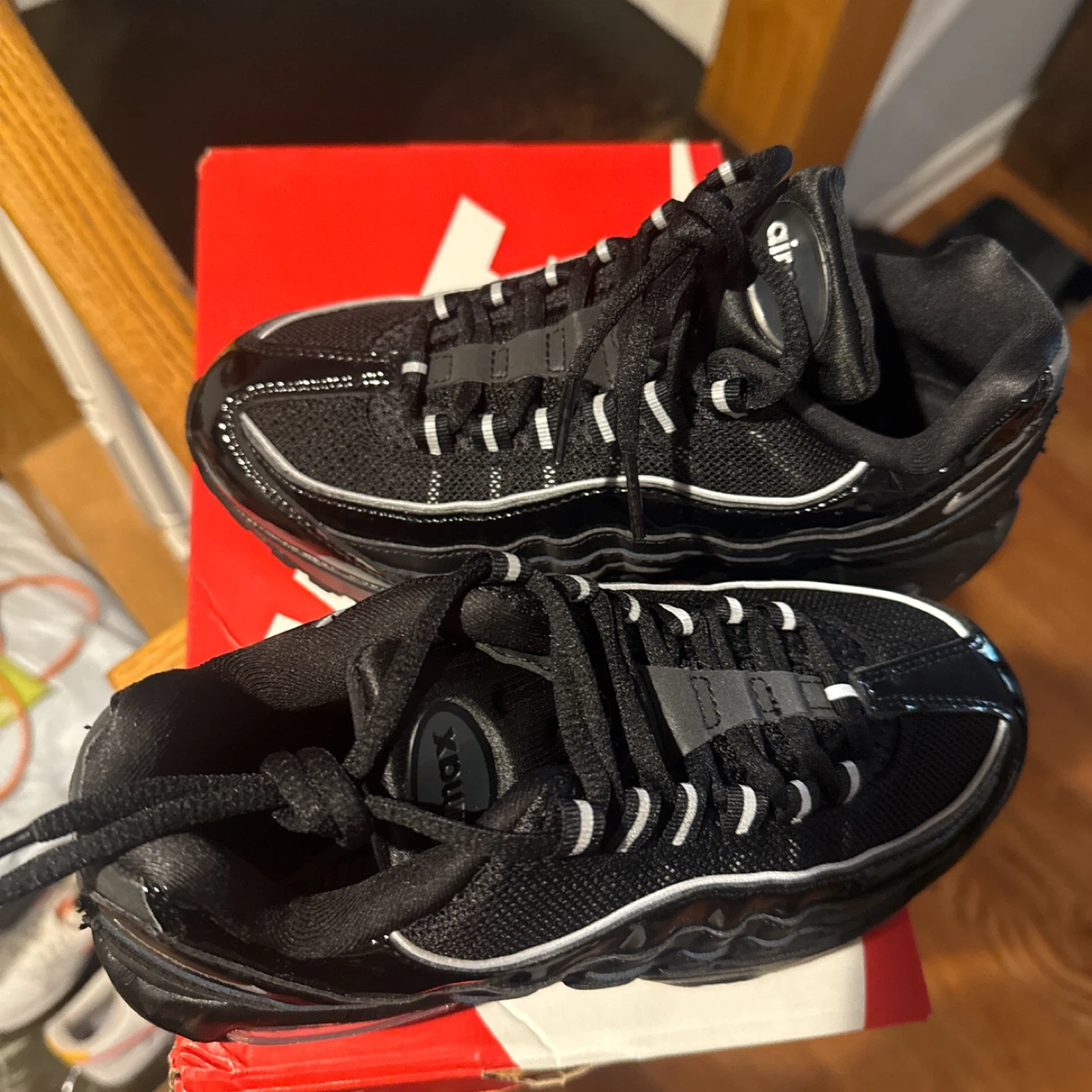 Nike Air Max 95 Black Youth Sneakers - photo 4