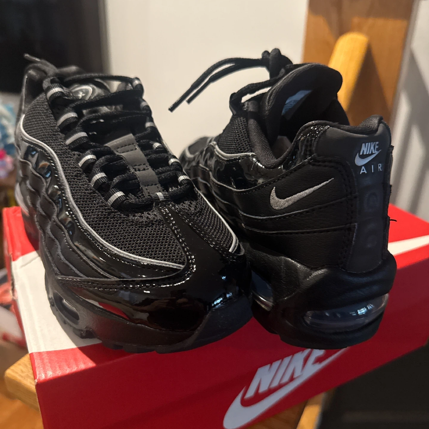 Nike Air Max 95 Black Youth Sneakers - photo 3