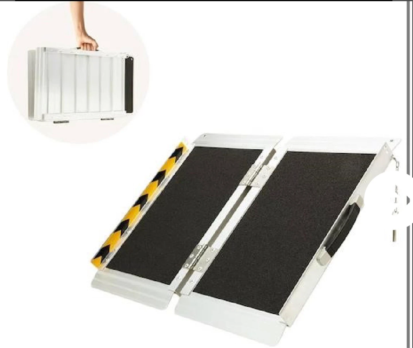2 FT Portable Wheelchair Ramp,
