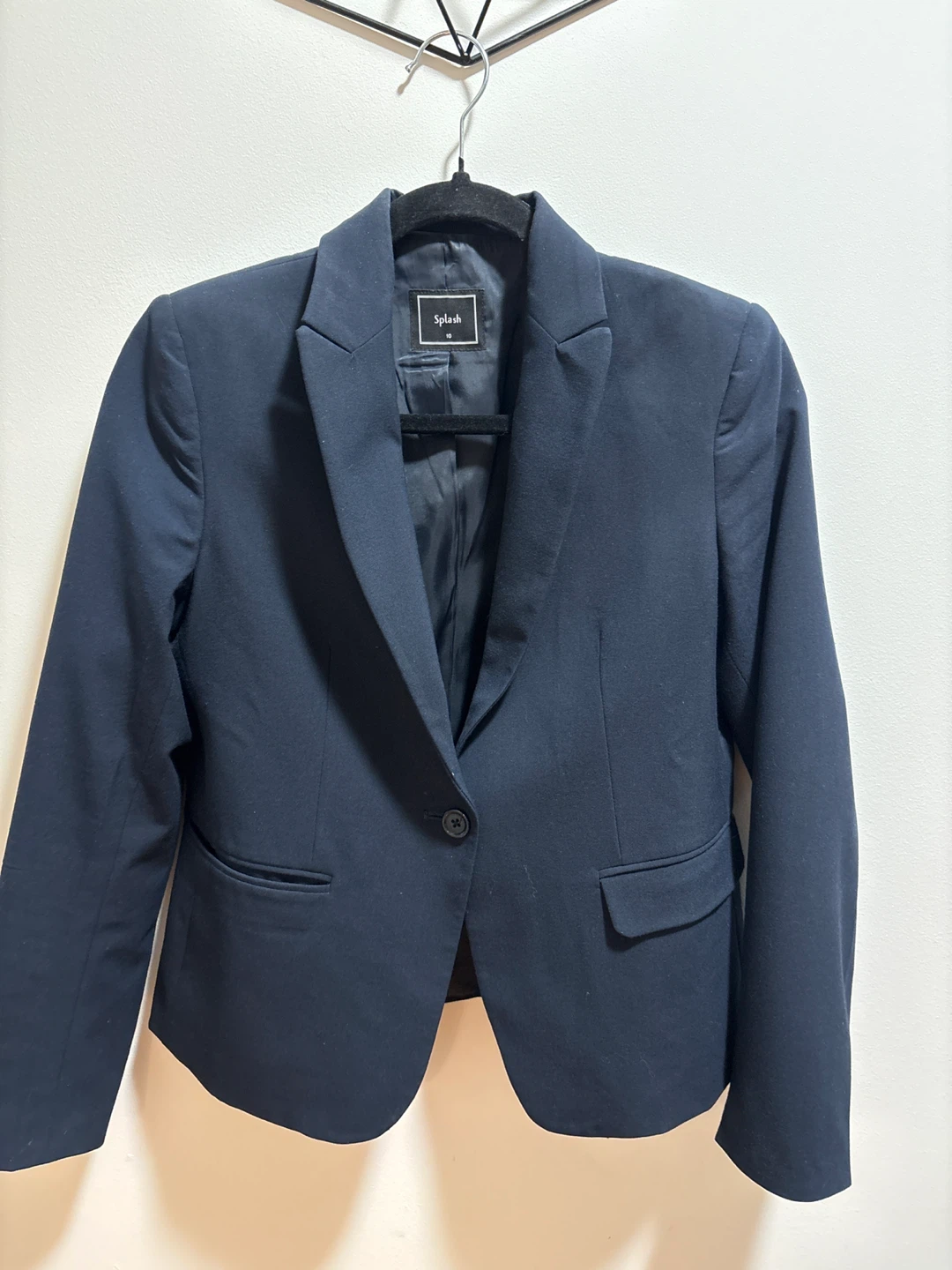Splash Navy Blue Blazer - Size 10