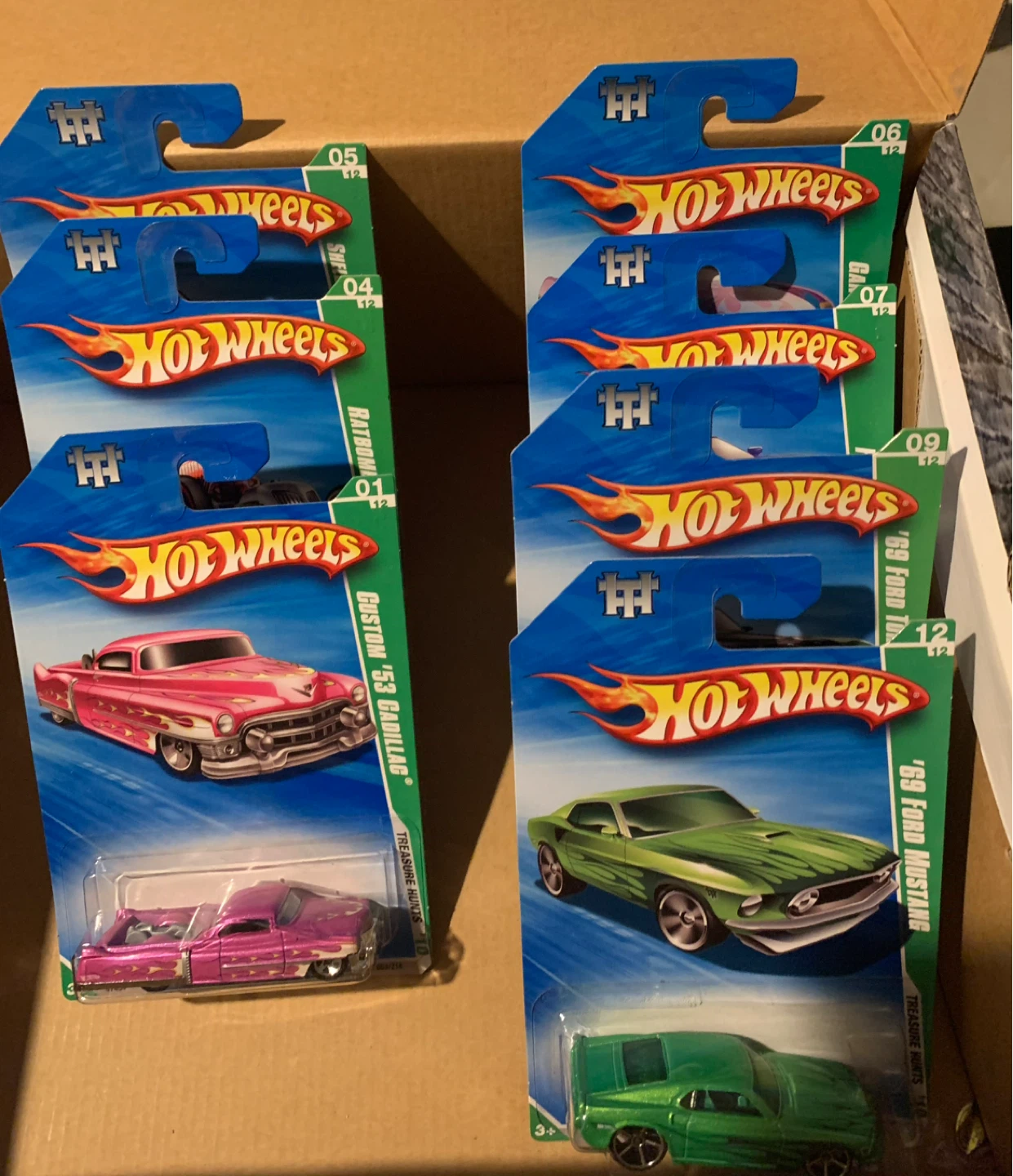 LOT of 7 NEW Hot Wheels Treasure Hunts 2010