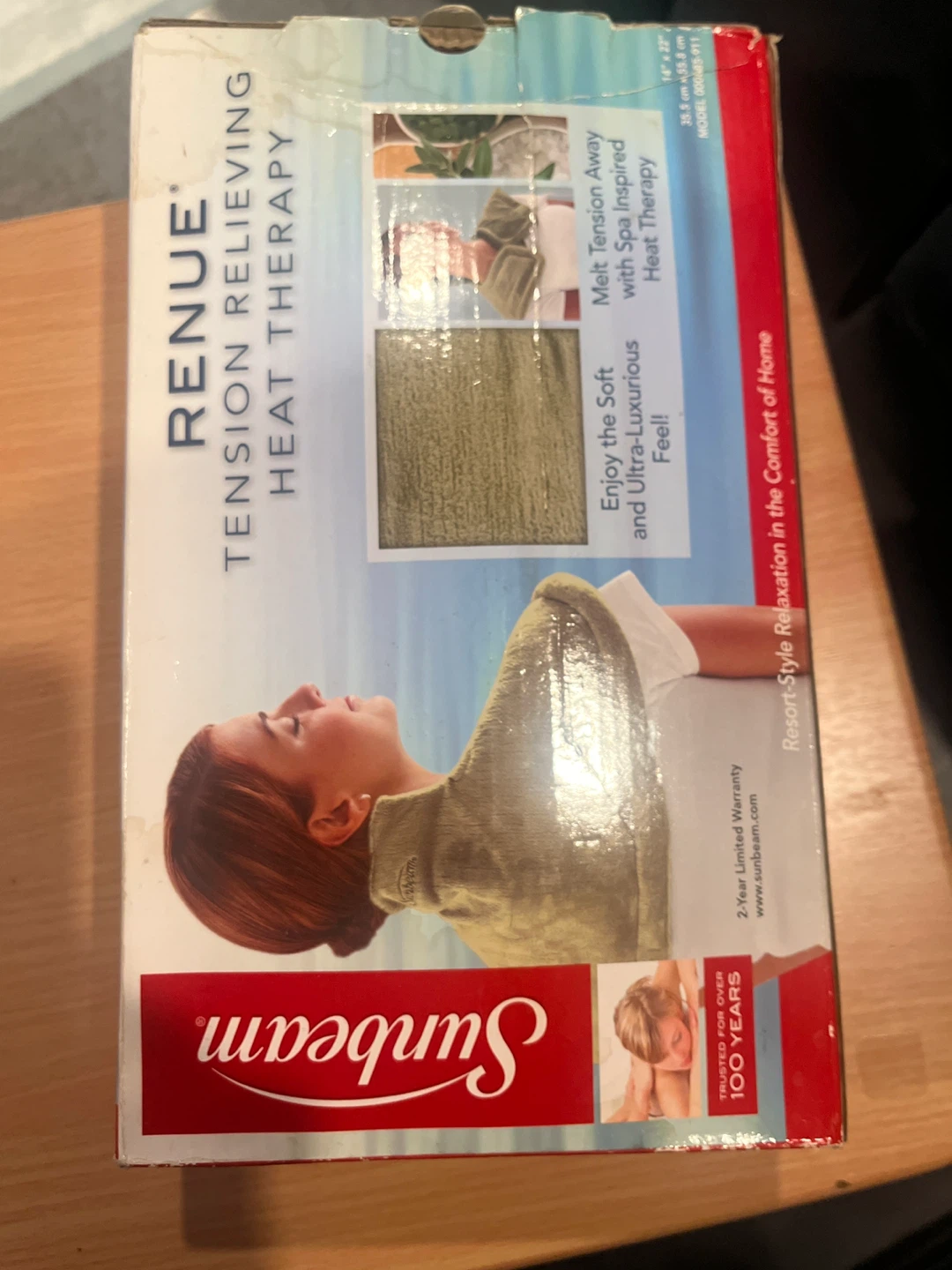 Sunbeam RENUE Tension Relieving Heat Therapy Pad