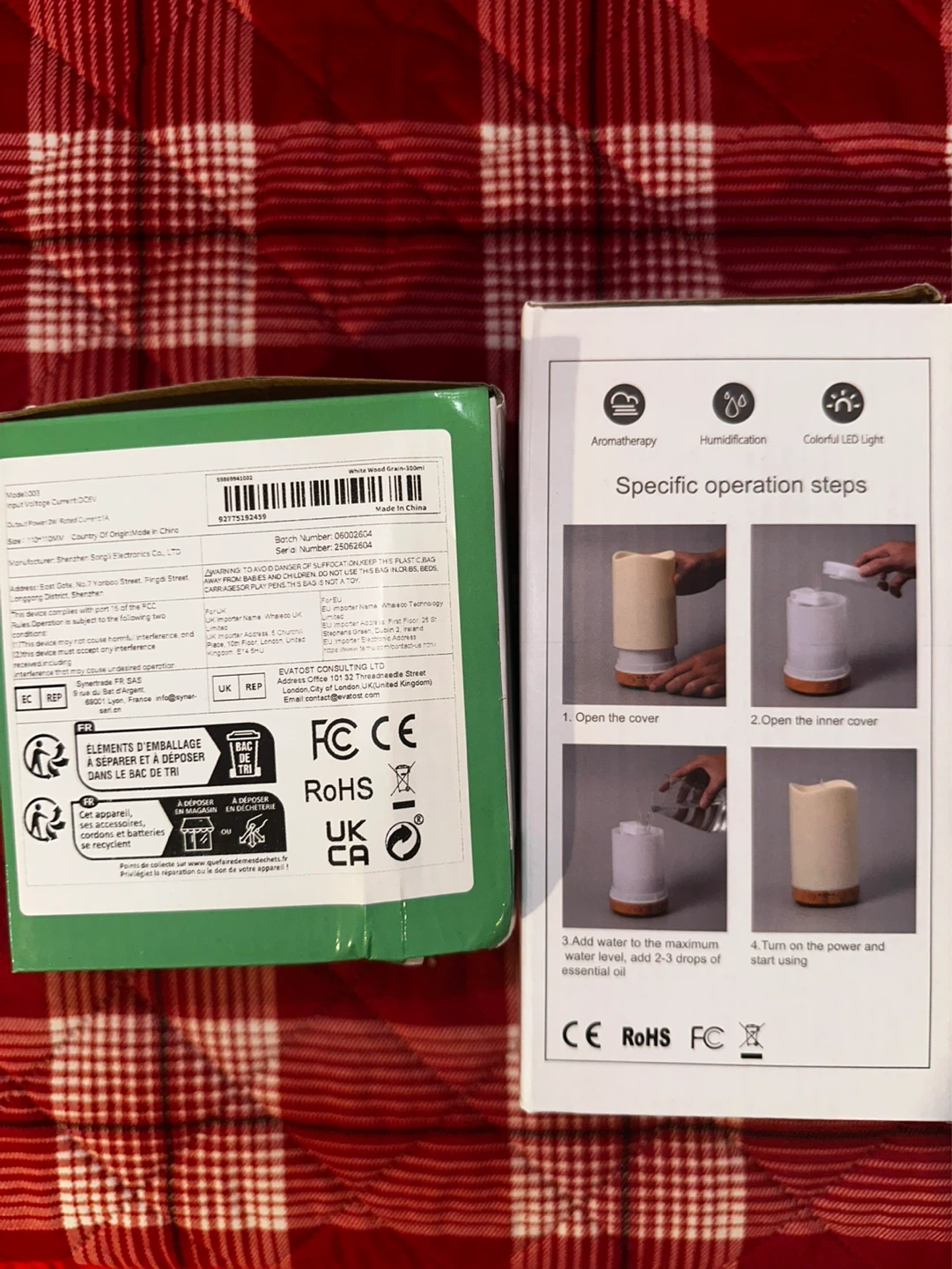 Ultrasonic Aroma Humidifier and Candle Aroma Diffuser Set - photo 2