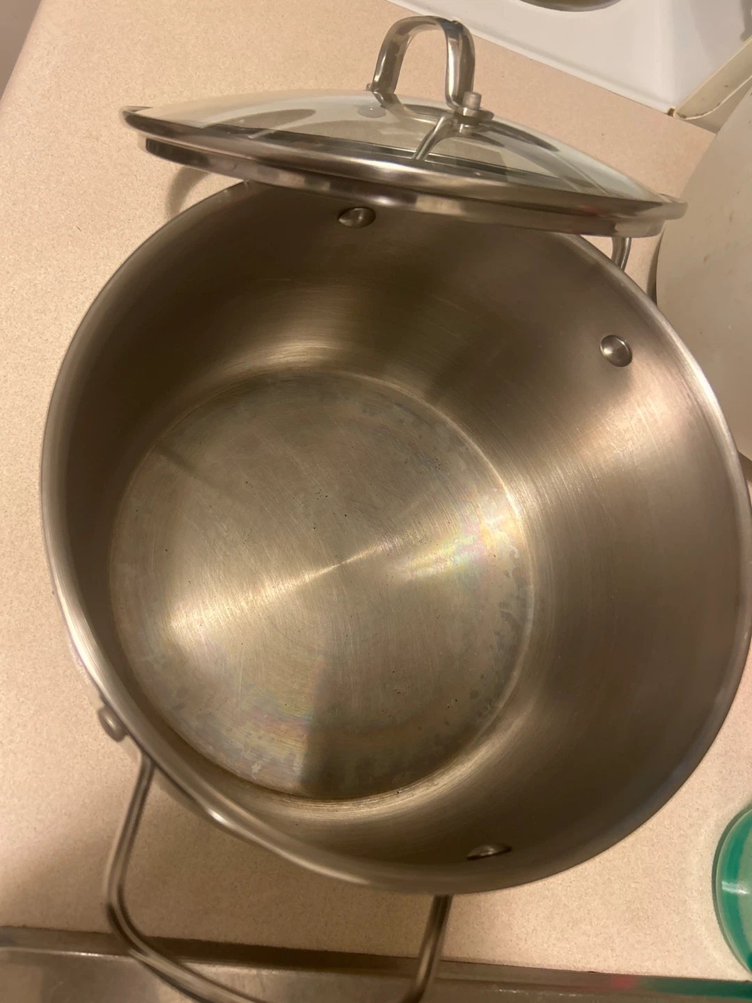 Stainless Steel Pot with Glass Lid - photo 2