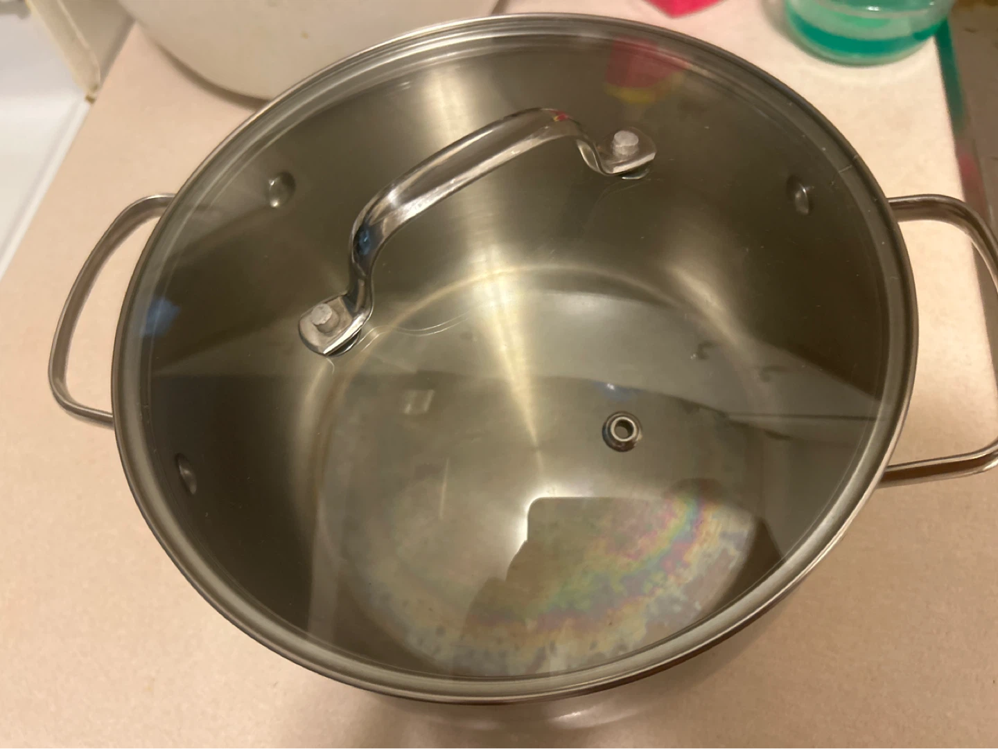 Stainless Steel Pot with Glass Lid