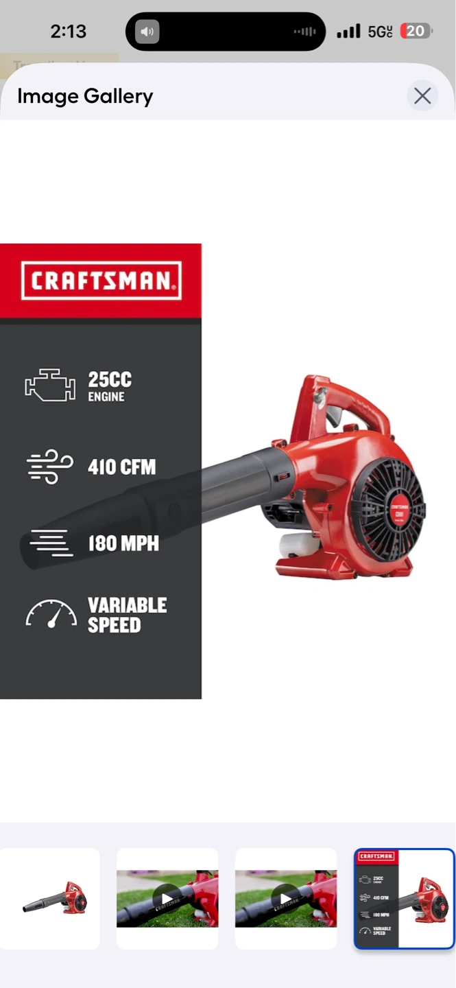 Gas leaf blower - photo 5