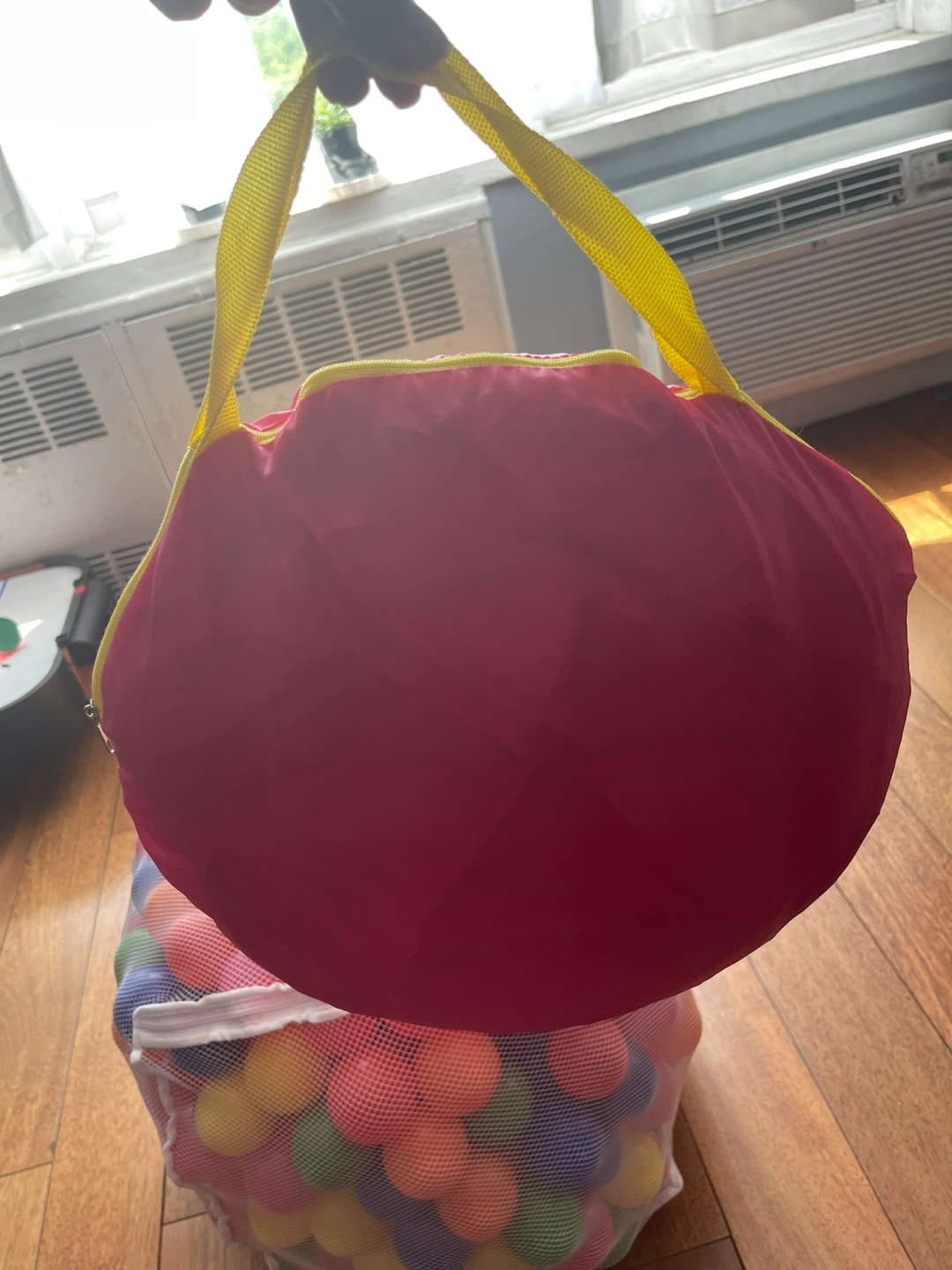 Foldable Pink Princess Play Tent with Ball Bag Included - photo 4