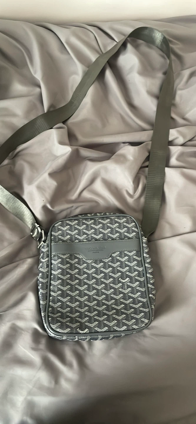 Goyard Grey Crossbody Bag