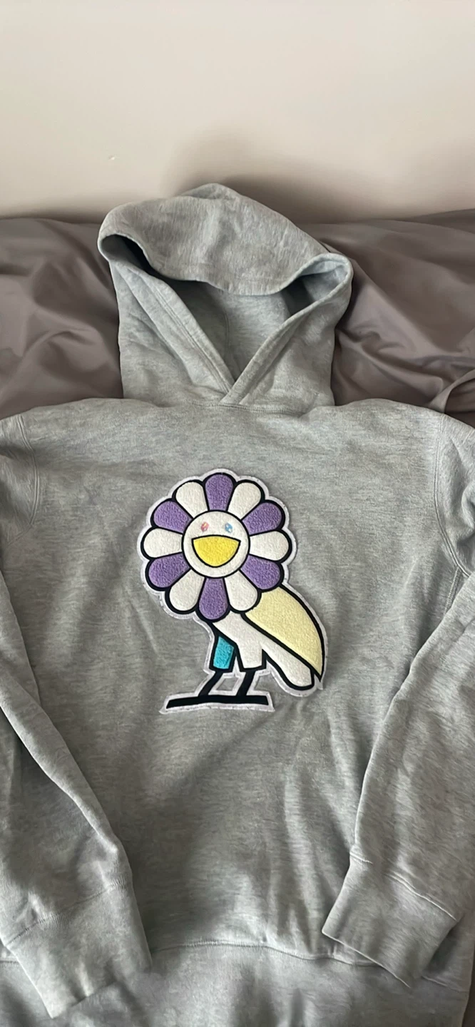 OVO x Murakami Hoodie Grey