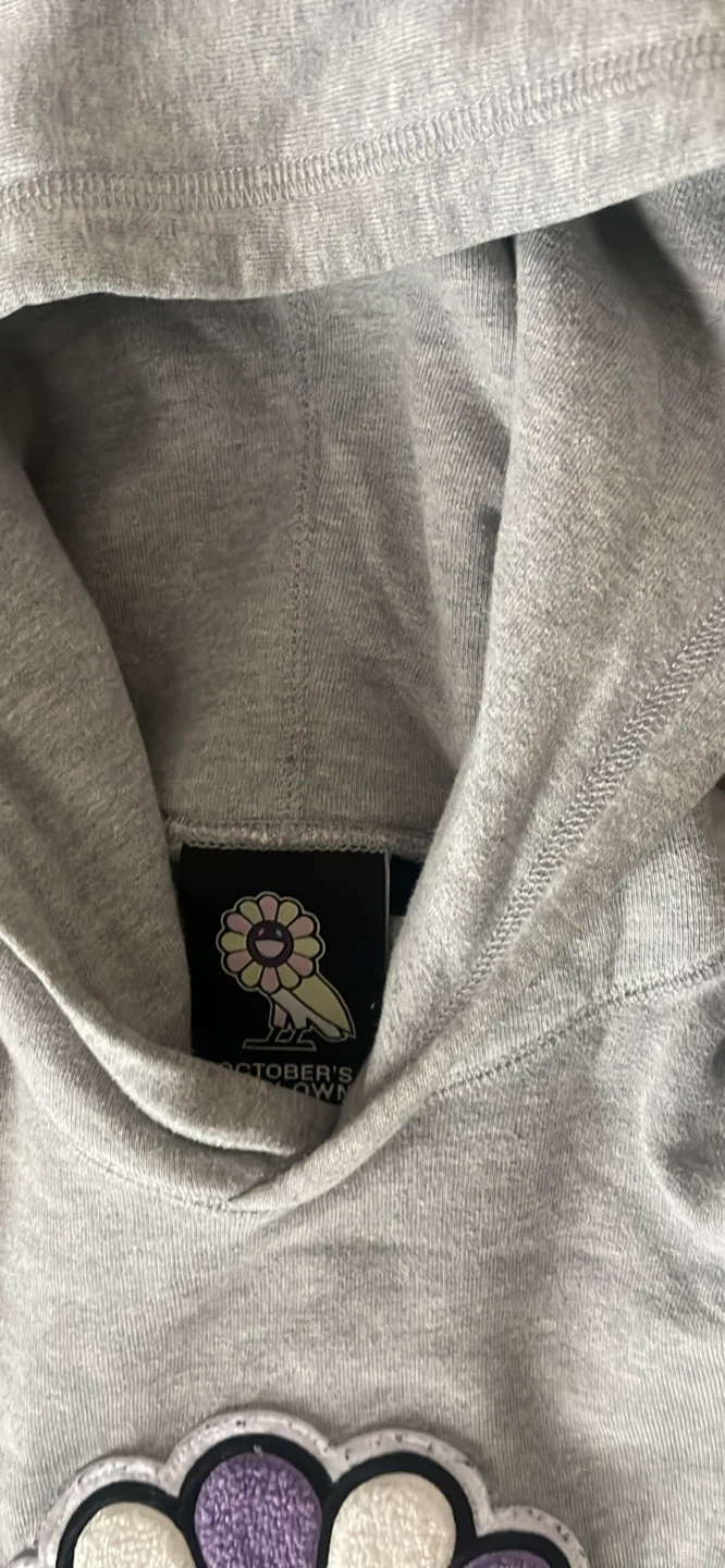 OVO x Murakami Hoodie Grey - photo 2