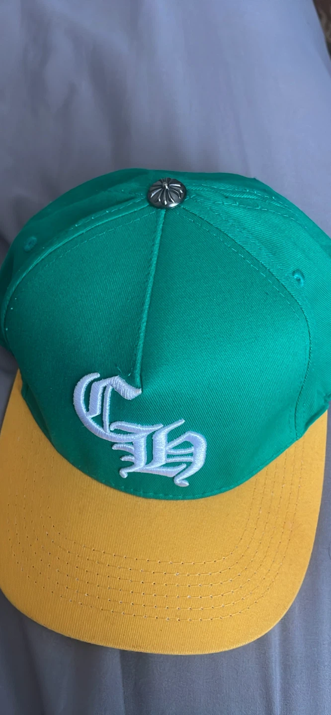 Green Chrome Hearts Hat - photo 4