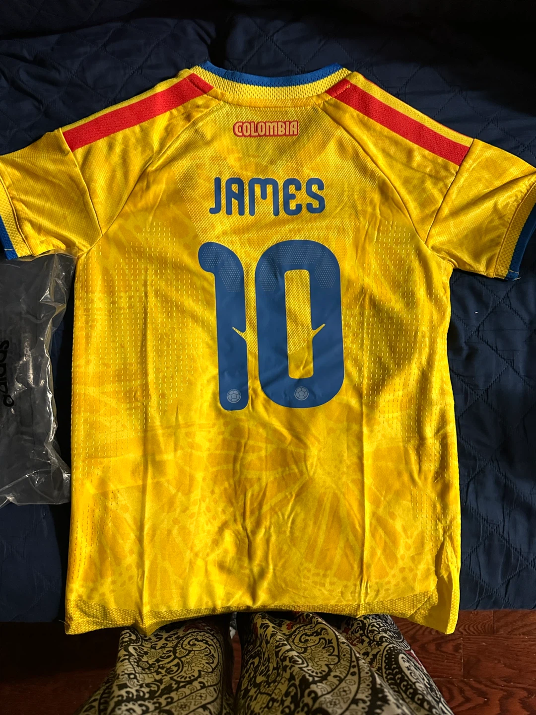 Adidas Colombia National Team Soccer Jersey James #10 - photo 4