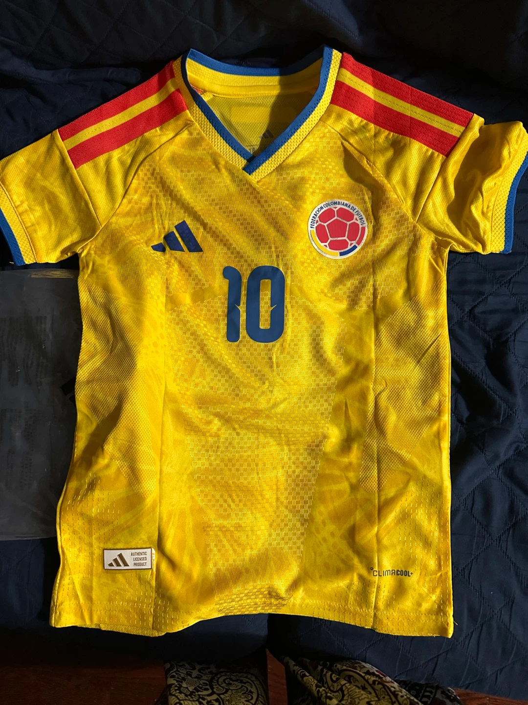 Adidas Colombia National Team Soccer Jersey James #10 - photo 3
