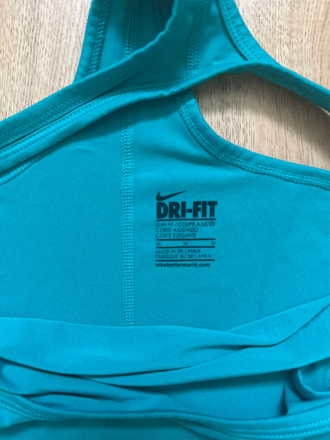 Nike Dri-Fit Tank Top - Blue - Size M - photo 4