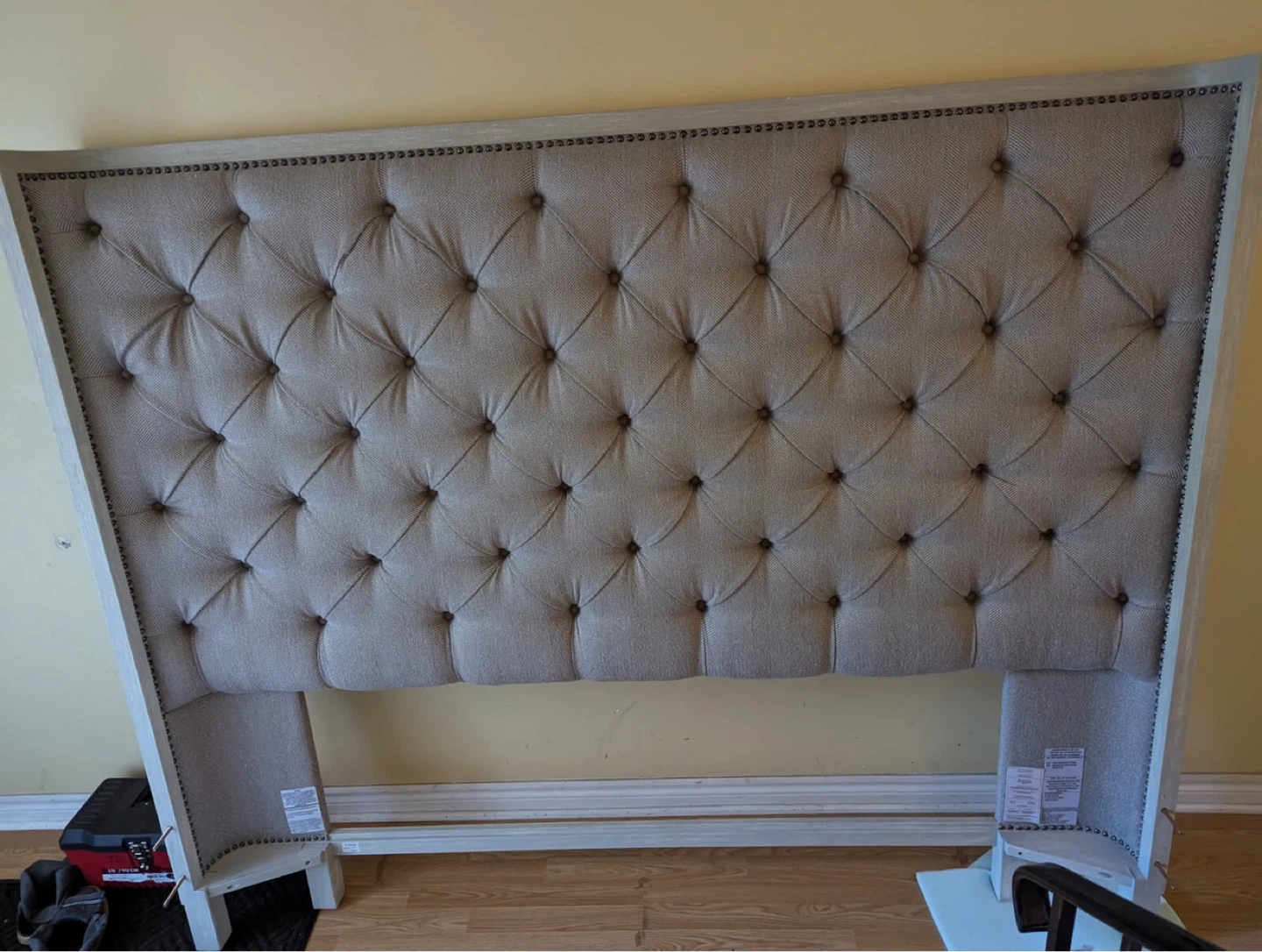 Tufted Upholstered Headboard - Queen Size