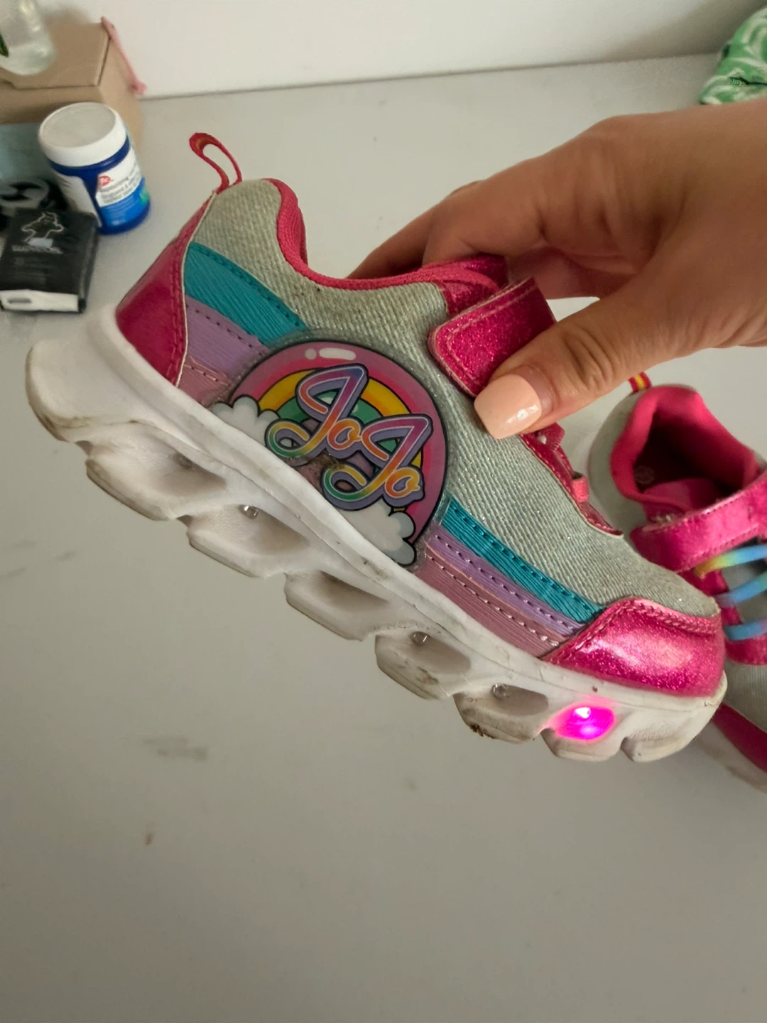 JoJo Siwa Light-Up Sneakers Size 11 - photo 2