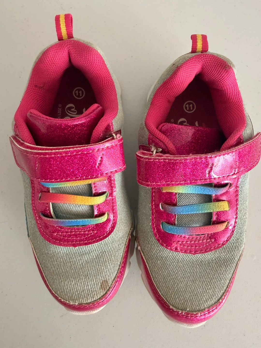 JoJo Siwa Light-Up Sneakers Size 11