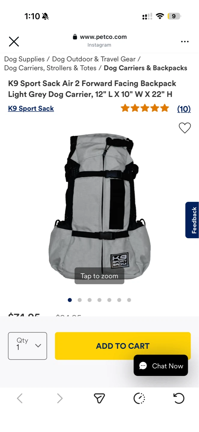 K9 Sport Sack Air 2 Backpack Dog Carrier Large - photo 3