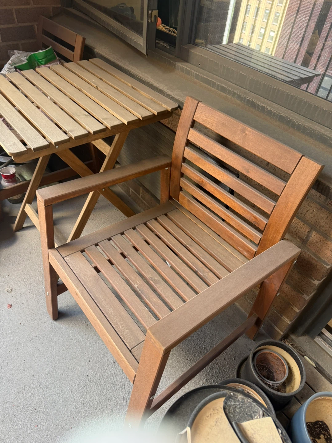 IKEA NÄMMARÖ Armchairs and ASKELMÖN Table Set - photo 2