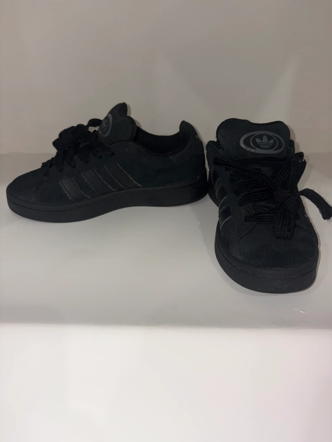Black Adidas Campus Suede Sneakers size 4.5 - photo 4