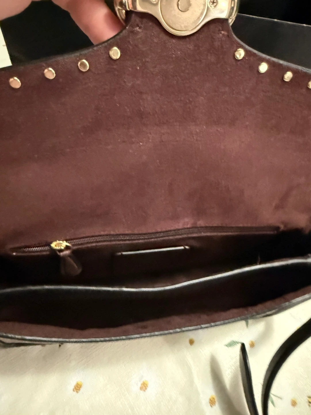 Coach Signature Shoulder Bag - Red/Black/Tan - photo 3