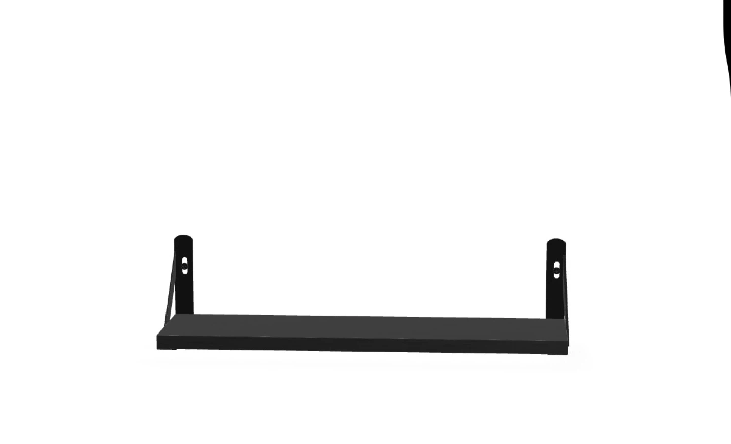 AMADA Paulownia Wood Wall Shelf Set - photo 2