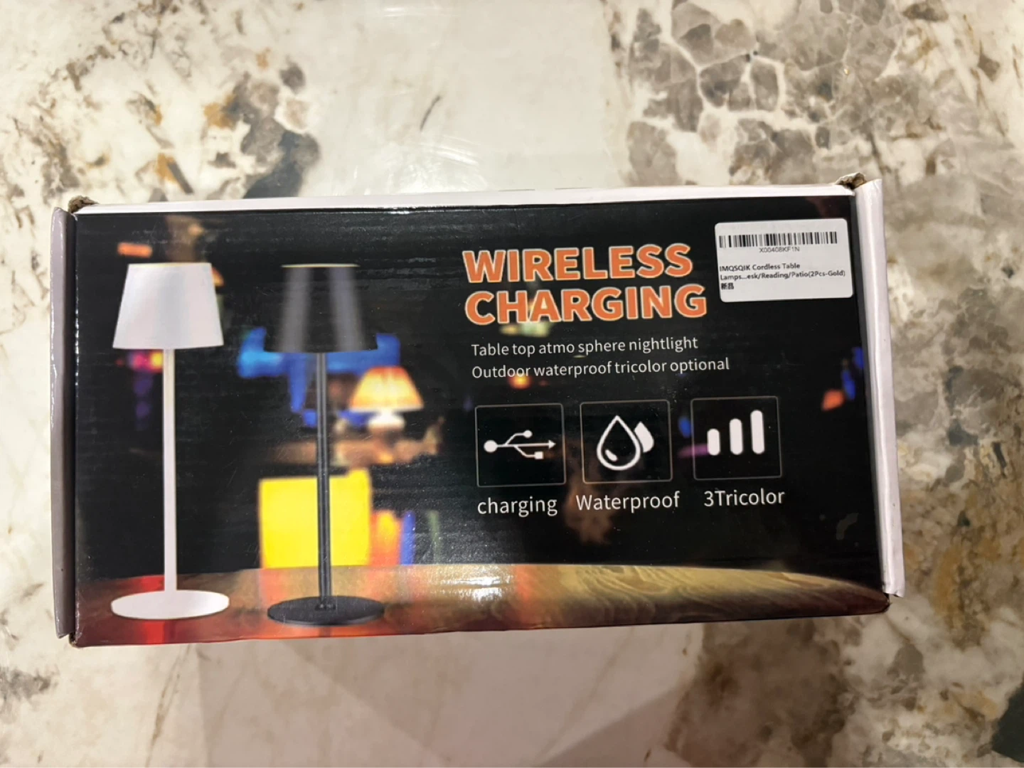 Wireless Charging Table Lamp - 2 Pack