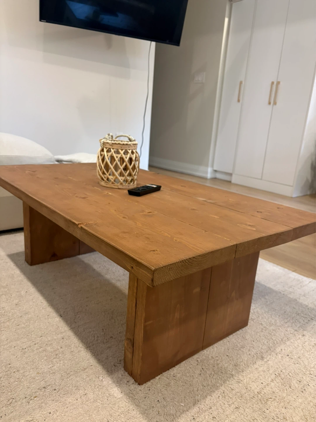 Rustic Wooden Coffee Table - photo 3