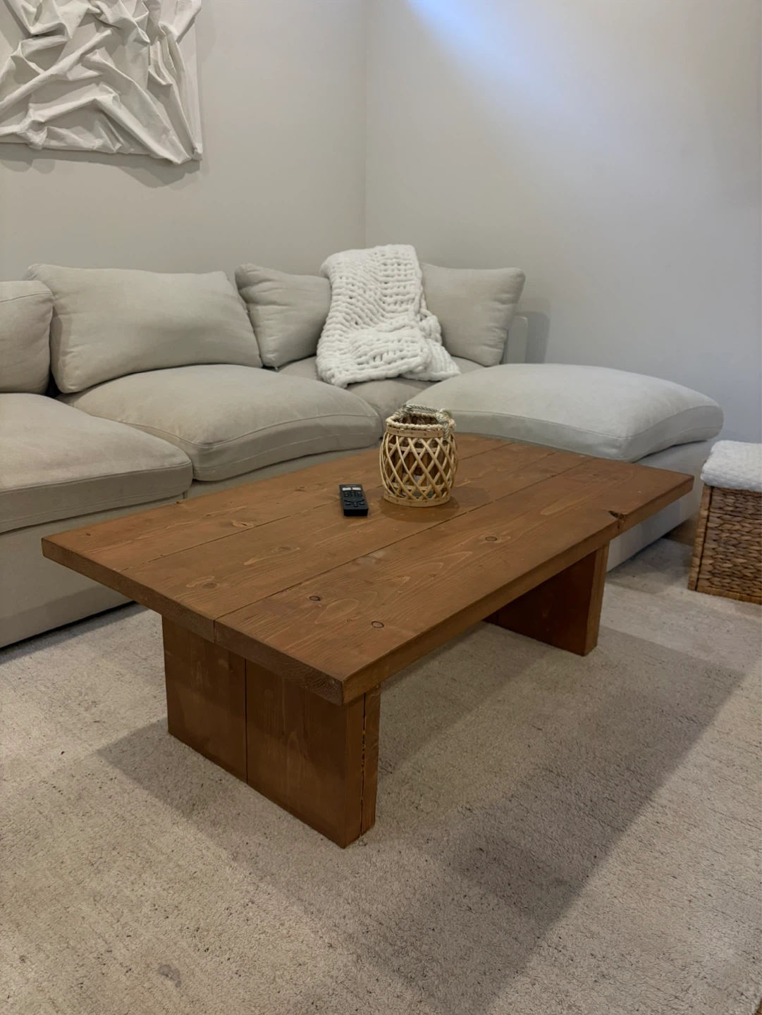 Rustic Wooden Coffee Table