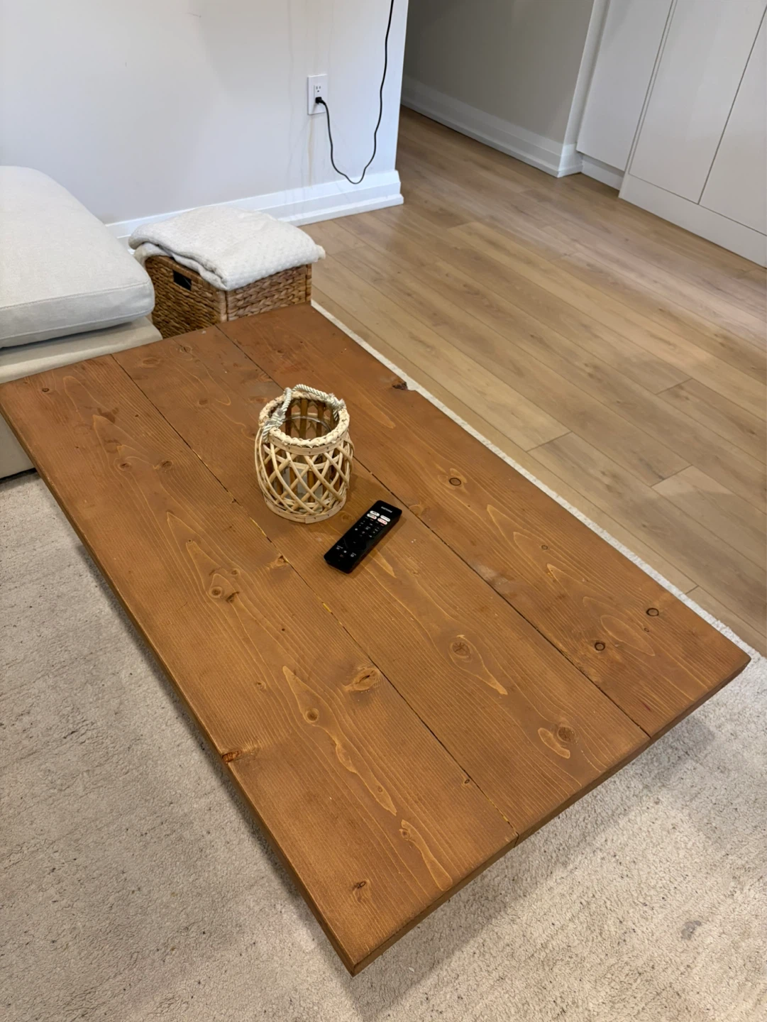 Rustic Wooden Coffee Table - photo 4