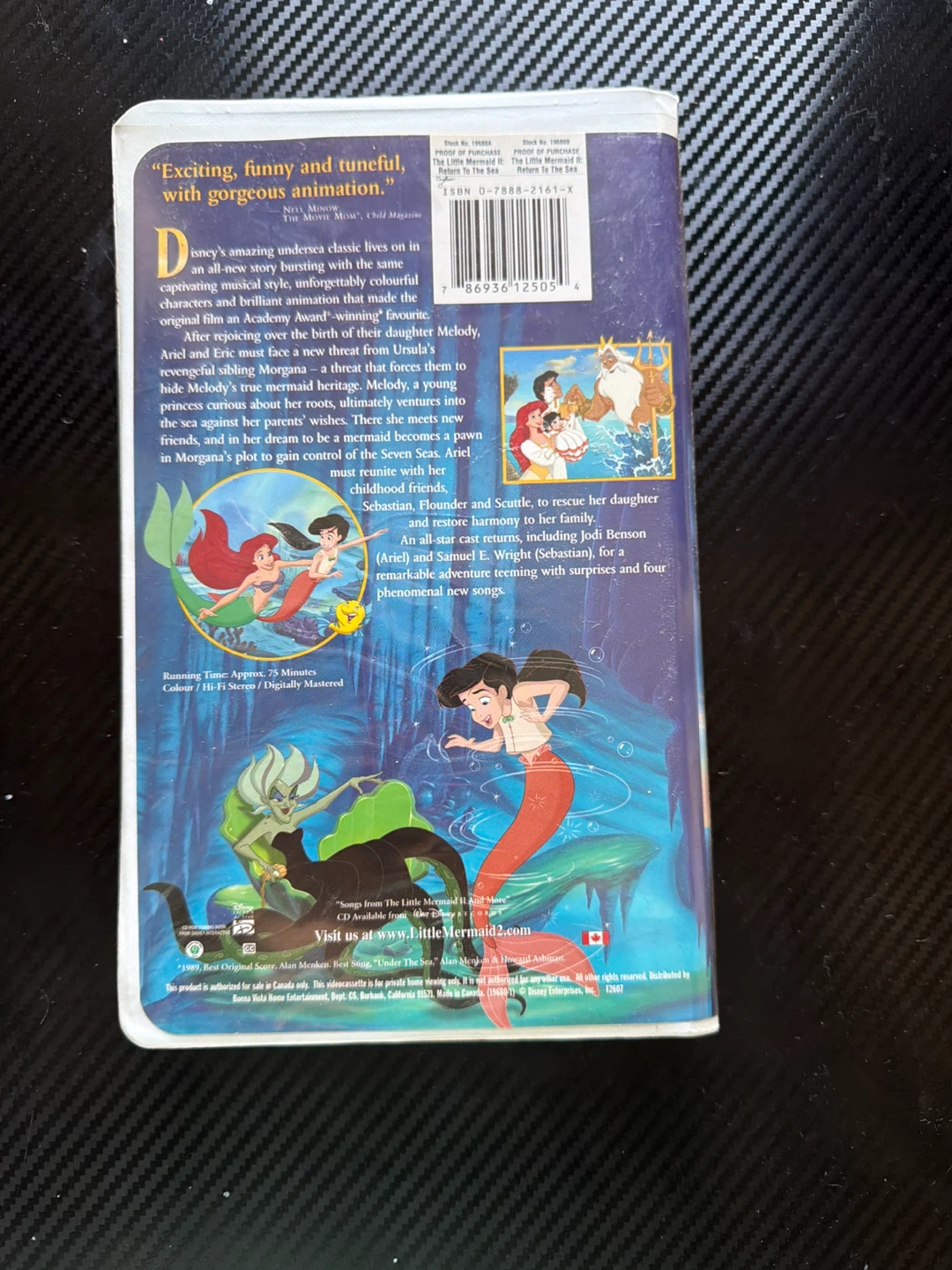 The Little Mermaid II: Return to the Sea VHS - photo 2