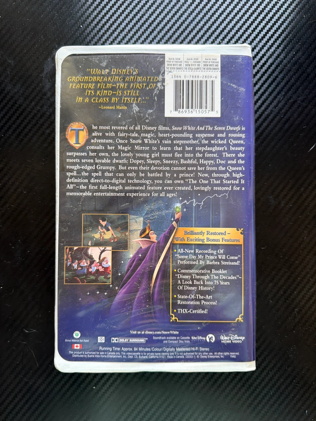 Disney's Snow White and the Seven Dwarfs Platinum Edition VHS - photo 2