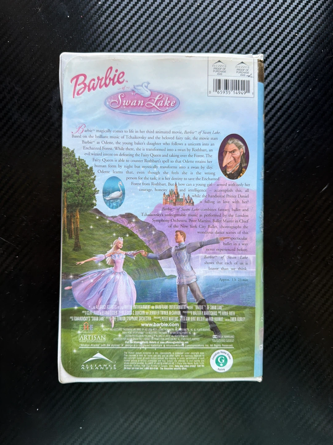 Barbie as the Swan Lake VHS Movie - photo 2
